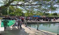 برگزاری همایش پیاده روی کارکنان ادارات در ششمین روز از هفته سلامت به همت مرکز بهداشت شهرستان خرم‌آباد