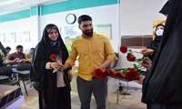 بازدید از مرکز مشاوره ازدواج شهرستان خرم آباد و اهدا گل به زوجین
